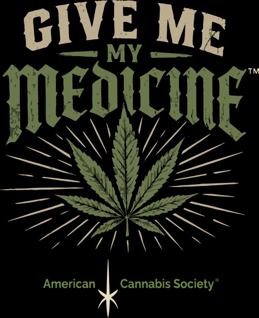 Give Me My Medicine THCA cannabis leaf design at GreenRX Middleton dispensary before Wisconsin hemp ban